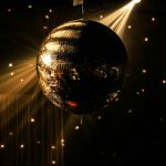 silver mirror ball